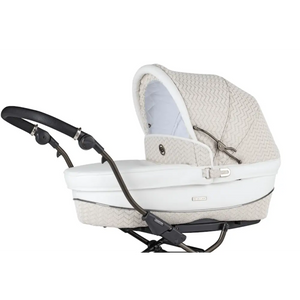 Bebecar Stylo Woven White 3 in 1 Travel System - New 2025 Prive Range Bebecar