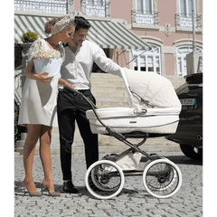 Bebecar Stylo Woven White 3 in 1 Travel System Aurea Car Seat