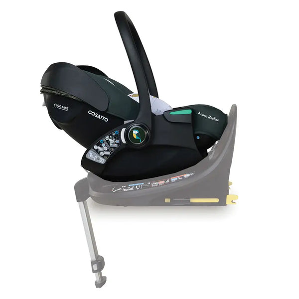 Cosatto Acorn Recline i-Size 0+ Car Seat – Bureau | Reclining Infant Seat from Birth (40–87cm)