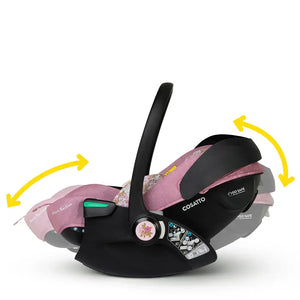 Cosatto Acorn Recline i-Size 0+ Car Seat – Camile | Reclining Infant Seat from Birth (40–87cm)