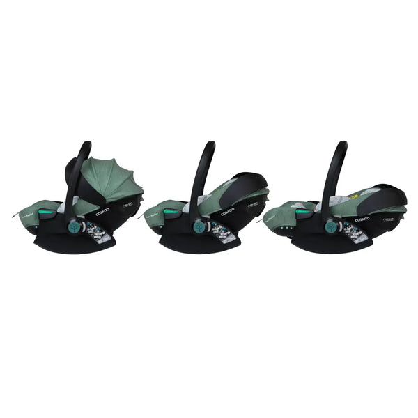 Cosatto Wow 3 All Stage Family Rotate & Recline 2 Base Travel System Bundle – Meadow Cosatto