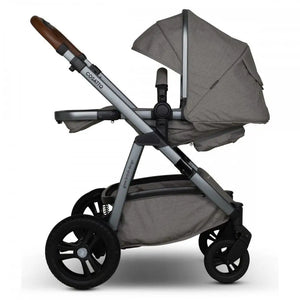 Cosatto Wow 3 Rotate Bundle – Bobtail | Travel System with Carrycot + Acorn 2 i-Size Car Seat & Rotating Base General Cosatto