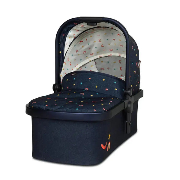 Cosatto Wow 3 Rotate Bundle – Doodle Days | Travel System with Carrycot + Acorn 2 i-Size Car Seat & Rotating Base General Cosatto
