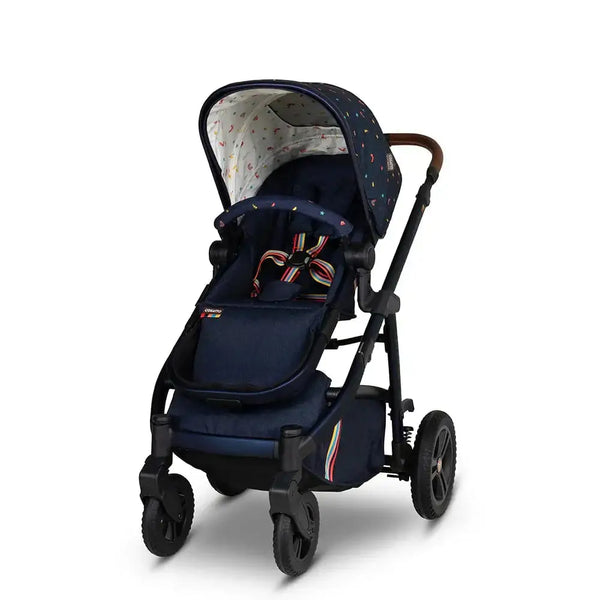 Cosatto Wow 3 Rotate Bundle – Doodle Days | Travel System with Carrycot + Acorn 2 i-Size Car Seat & Rotating Base General Cosatto