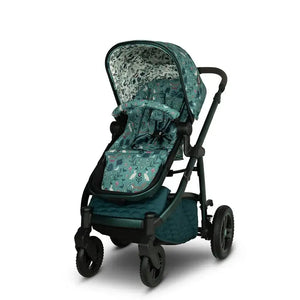 Cosatto Wow 3 Rotate Bundle –Masquerade | Travel System with Carrycot + Acorn 2 i-Size Car Seat & Rotating Base Cosatto