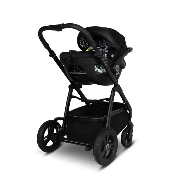 Cosatto Wow 3 Rotate Bundle – Silhouette | Travel System with Carrycot + Acorn 2 i-Size Car Seat & Rotating Base Cosatto