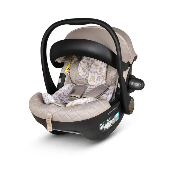 Cosatto Wow 3 Rotate Bundle – Whisper | Travel System with Carrycot + Acorn 2 i-Size Car Seat & Rotating Base Cosatto