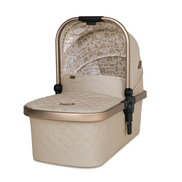 Cosatto Wow 3 Rotate Bundle – Whisper | Travel System with Carrycot + Acorn 2 i-Size Car Seat & Rotating Base Cosatto