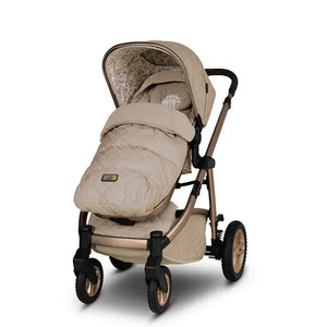 Cosatto Wow 3 Rotate & Recline Cozy Bundle Whisper – Travel System with Carrycot, Acorn Recline i-Size Car Seat & Rotating Base Cosatto