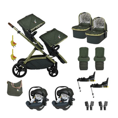 Cosatto Wow XL Twin Travel System Everything Bundle - Bureau  Cosatto   