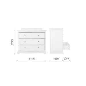 Cuddle Co Beaumont 2 Piece Nursery Furniture Set