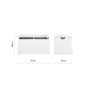 Cuddle Co Beaumont Storage Box - White