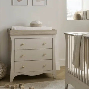Cuddle Co Clara 3 Drawer Dresser Changer - Cashmere & Ash General Cuddle Co