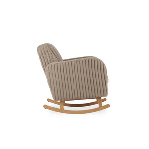 Cuddle Co Etta Faux Fur Nursing Chair - Mink Cuddle Co