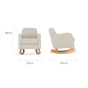 Cuddle Co Etta Nursing Chair - Boucle Mushroom General Cuddle Co
