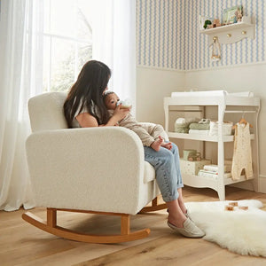 Cuddle Co Etta Nursing Chair - Boucle Off White Cuddle Co