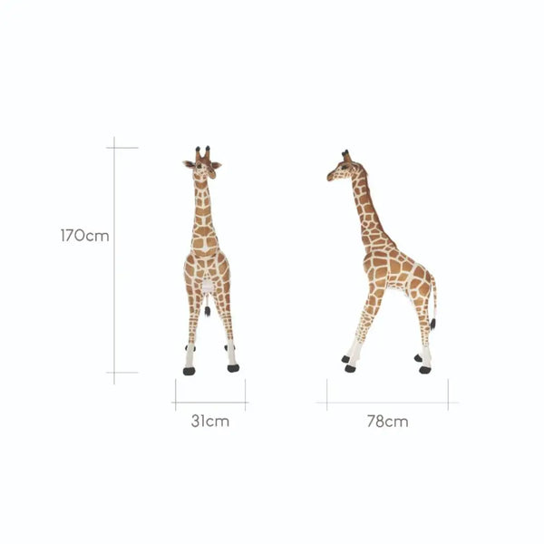Cuddle Co Tall Standing Giraffe Stuffed Animal 170cm General Cuddle Co