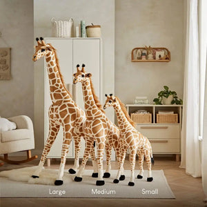 Cuddle Co Tall Standing Giraffe Stuffed Animal - Medium 135cm General Cuddle Co
