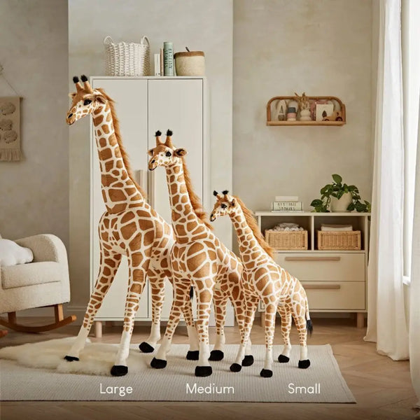 Cuddle Co Tall Standing Giraffe Stuffed Animal - Medium 135cm General Cuddle Co