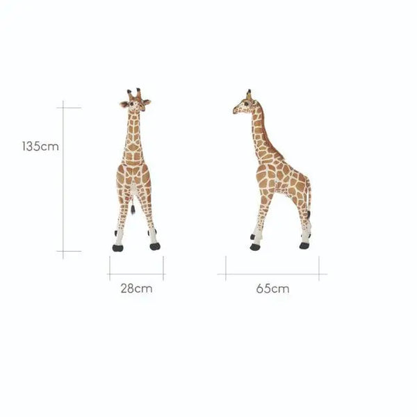 Cuddle Co Tall Standing Giraffe Stuffed Animal - Medium 135cm General Cuddle Co