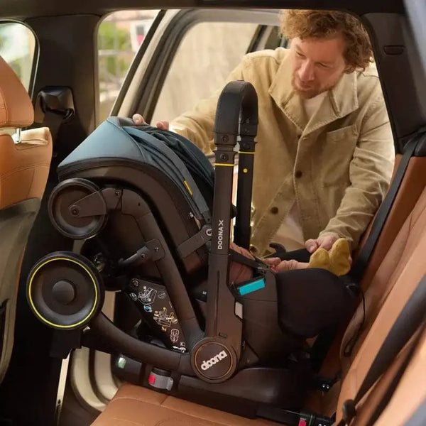 Doona X Car Seat & Stroller + FREE Gold Essentials Bag - Nitro Black General doona
