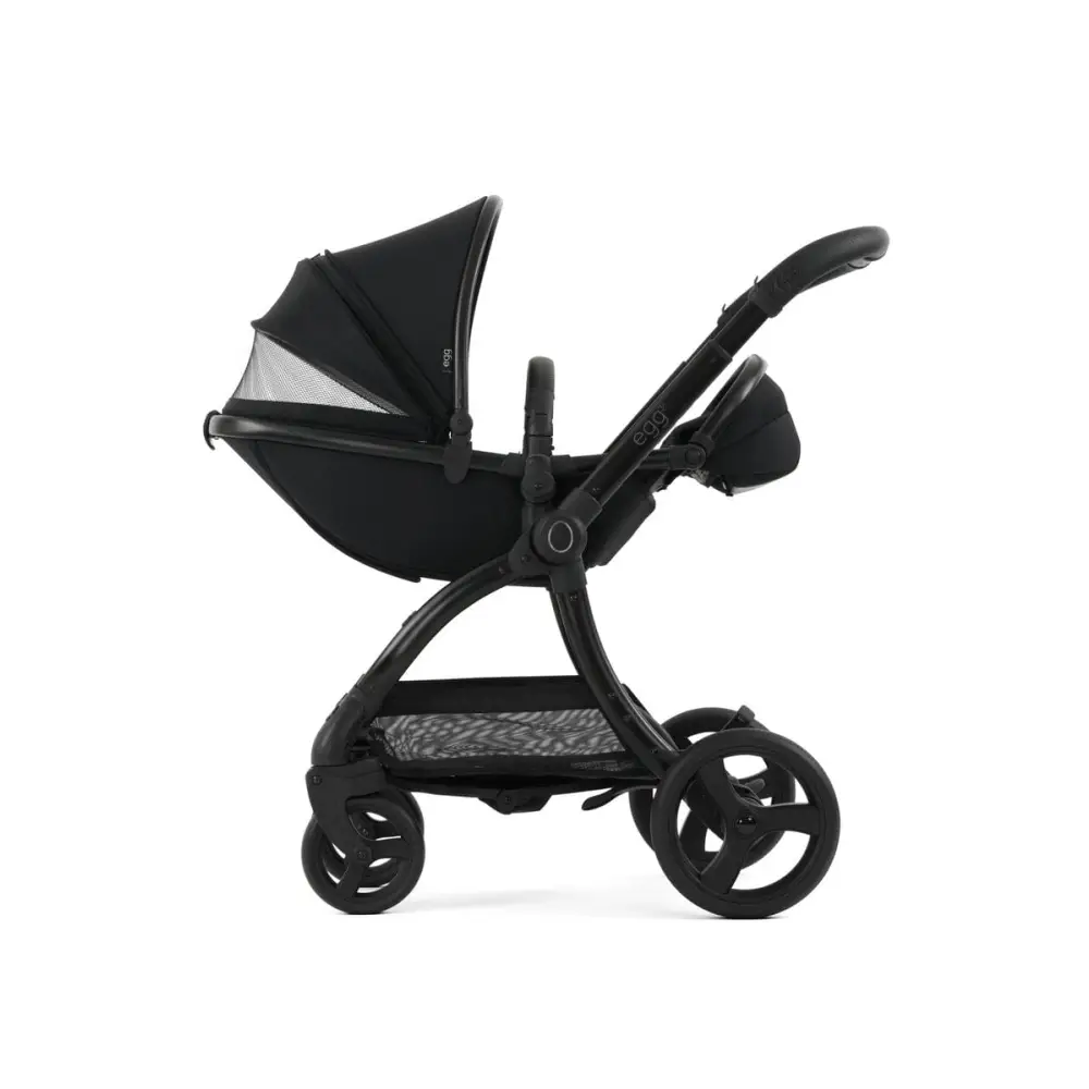 Egg3® Panther Black Luxury Stroller Bundle - 8 Piece Bundle Egg