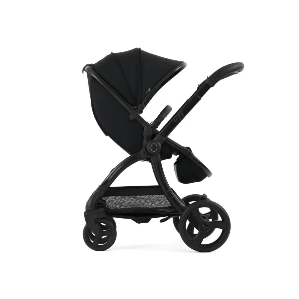Egg3® Panther Black Luxury Stroller Bundle - 8 Piece Bundle Egg