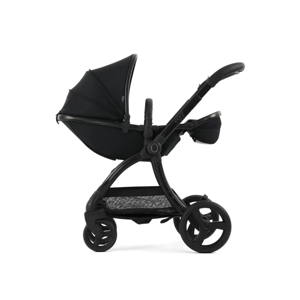Egg3® Panther Black Luxury Stroller Bundle - 8 Piece Bundle Egg