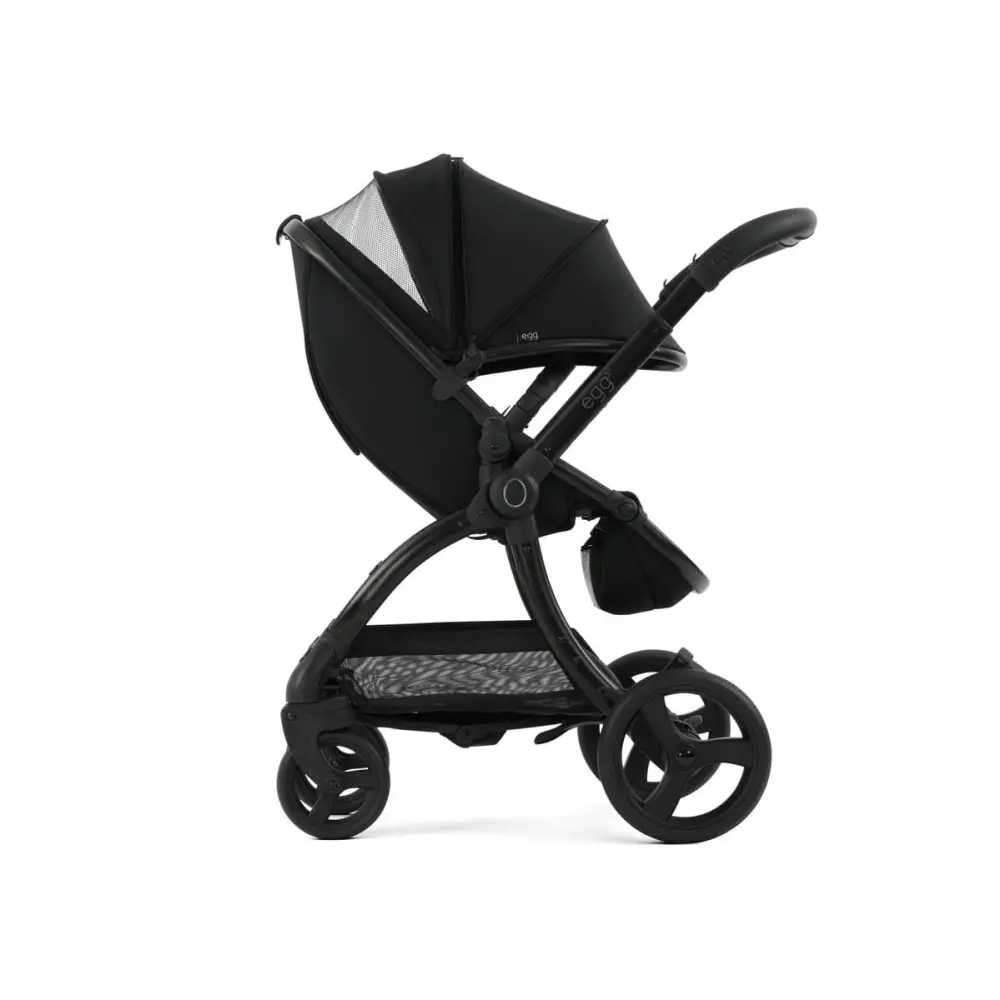 Egg3® Panther Black Luxury Stroller Bundle - 8 Piece Bundle Egg