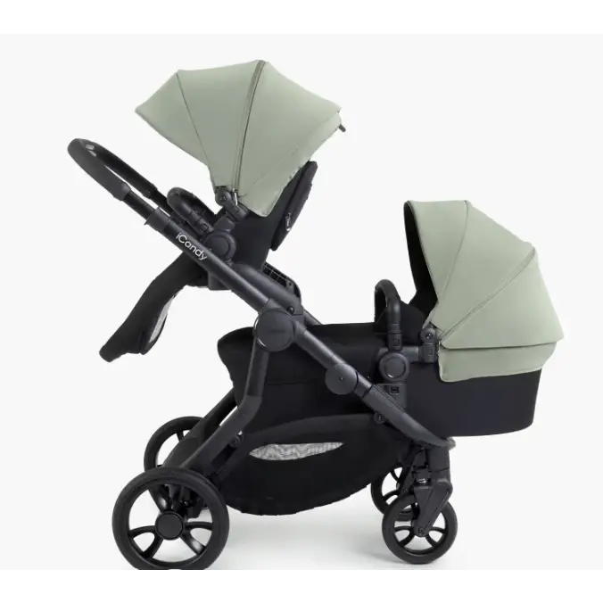 iCandy Orange 4 Double Pushchair Bundle - Pistachio  iCandy   