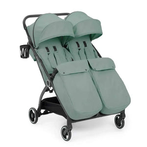 Ickle Bubba Aries Auto Fold Max Double Stroller –Sage Green
