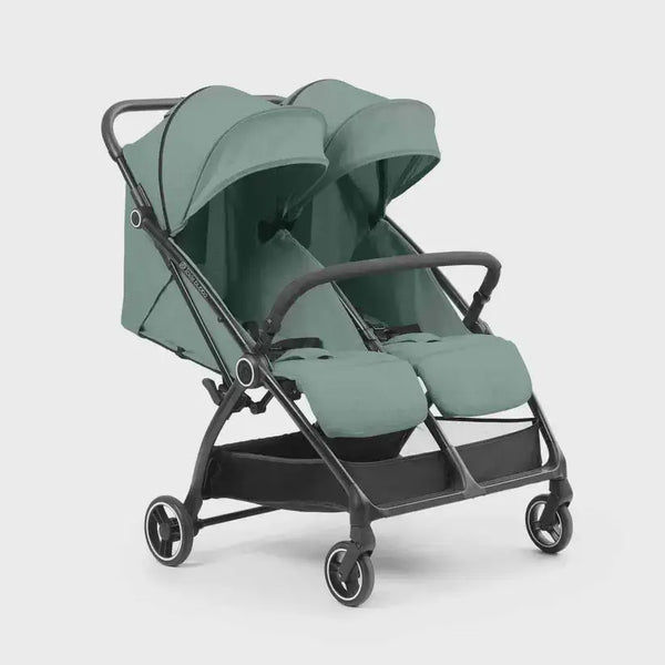 Ickle Bubba Aries Auto Fold Double Stroller – Sage Green