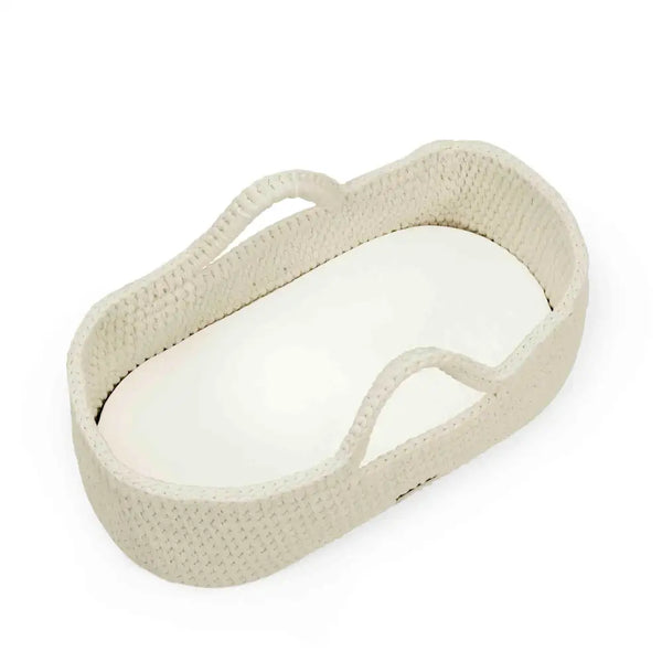 Ickle Bubba Nova Moses Basket & Stand - Cream Cloud