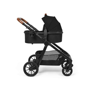Ickle Bubba Virgo Growing Family 14 Piece Travel System with i-Size Nimbus Car Seat & Spin ISOFIX Base - Black