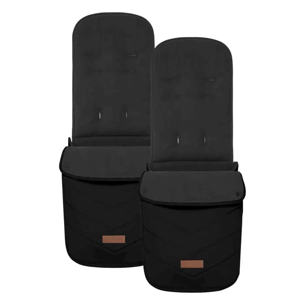 Ickle Bubba Virgo Growing Family 14 Piece Travel System with i-Size Nimbus Car Seat & Spin ISOFIX Base - Black