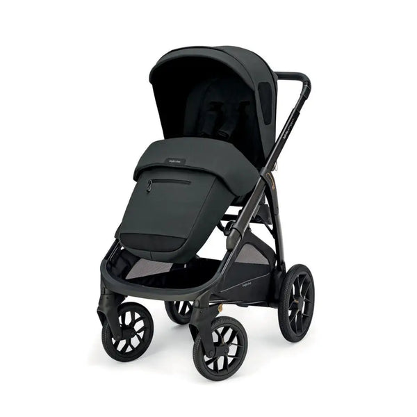 Inglesina Aptica XT 3-in-1 Travel System – Magnet Grey | Lie-Flat Car Seat & 360° Base General Inglesina