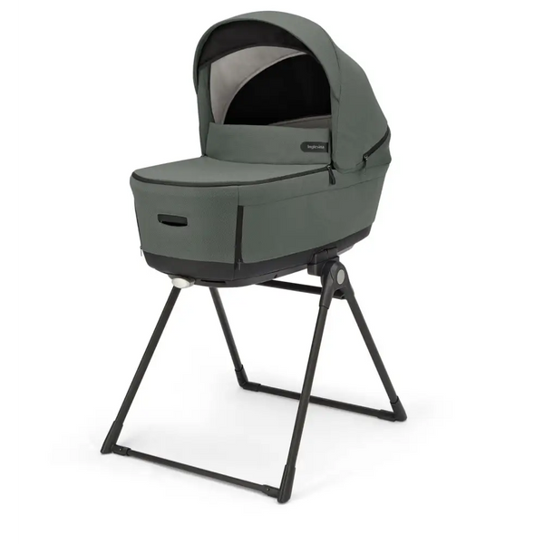 Inglesina Aptica XT 3-in-1 Travel System – Taiga Green | Lie-Flat Car Seat & 360° Base General Inglesina