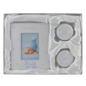 It's a Boy First Enamel Tooth, Curl and Frame General Celebration's