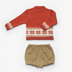 Juliana Jumper and Camel Jam Pants Set General Juliana