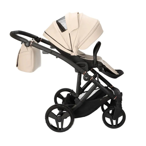 Junama Classic Beige Pram – 2 in 1 Luxury Travel System Junama