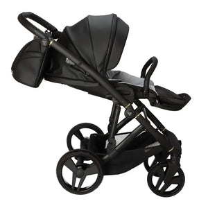 Junama Classic Black Pram – 3 in 1 Luxury Travel System Junama