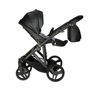 Junama Classic Black Pram – 3 in 1 Luxury Travel System Junama