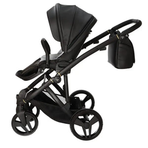 Junama Classic Black Pram – 4 in 1 Luxury Travel System with Isofix Base Junama