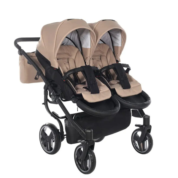 Junama Compact Double Stroller - Beige Junama
