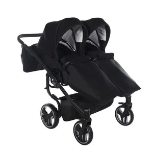 Junama Compact Double Twin Stroller - Black Junama