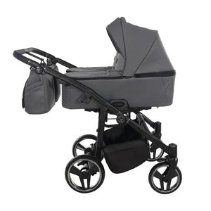 Junama Compact Double Twin Stroller - Graphite Grey Junama