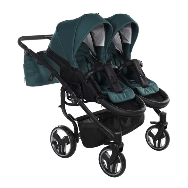 Junama Compact Double Twin Stroller - Green Junama