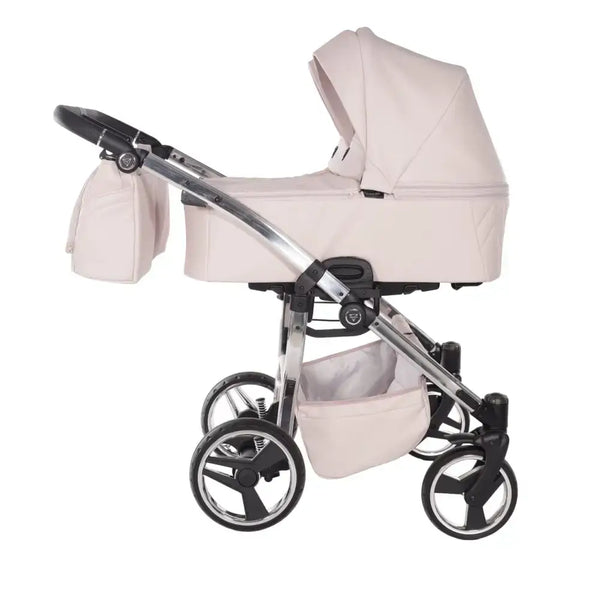 Junama Compact Twin Stroller - Pink Leatherette Junama