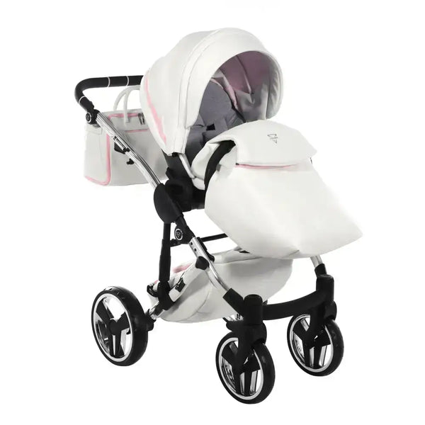 Junama Diamond 2 in 1 Pram - Candy Pink Junama