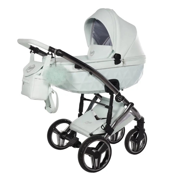 Junama Diamond 2 in 1 Pram - Candy Premium Mint Junama